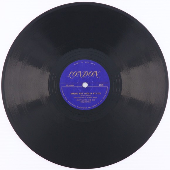 Mantovani & His Orchestra, Dancing with Tears In My Eyes/Dear Love 78 rpm Record - Picture 2 of 16